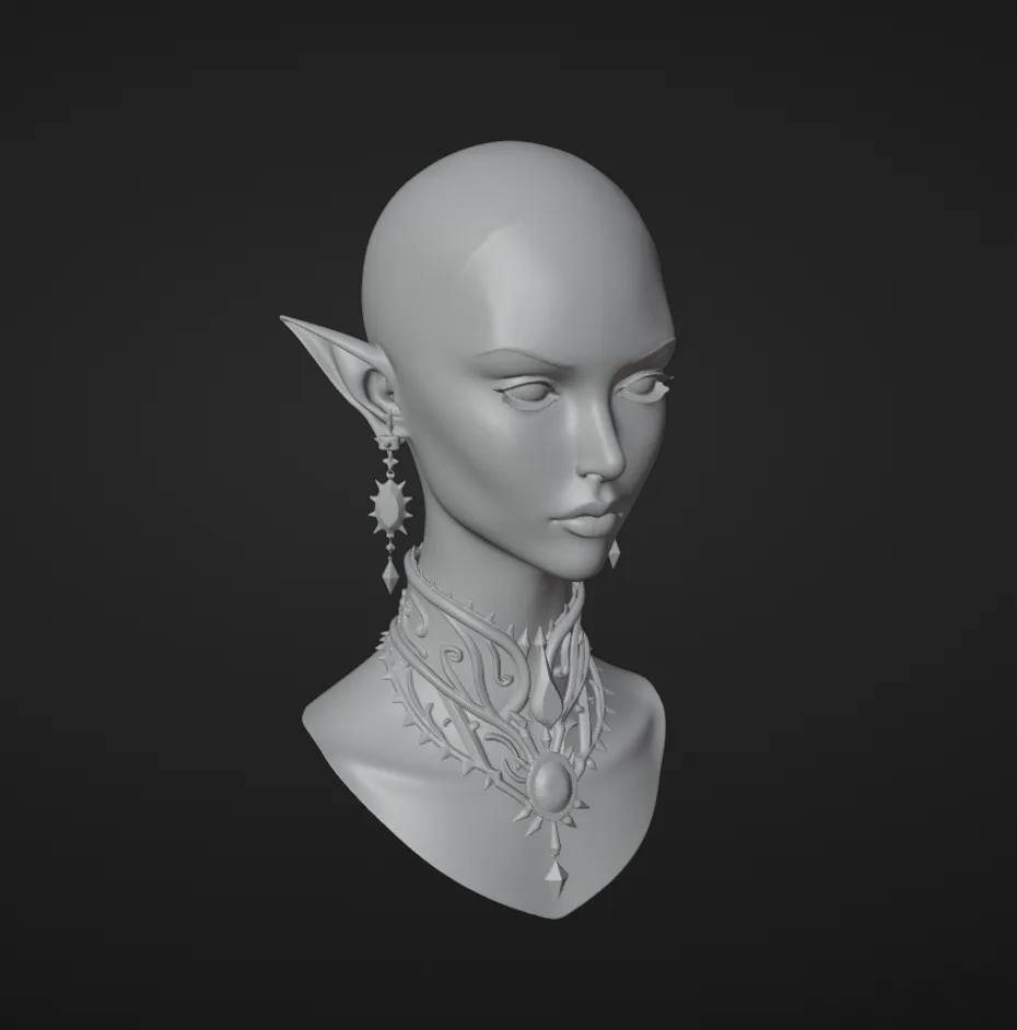 Female Character Sculpting Study archive frame 02.