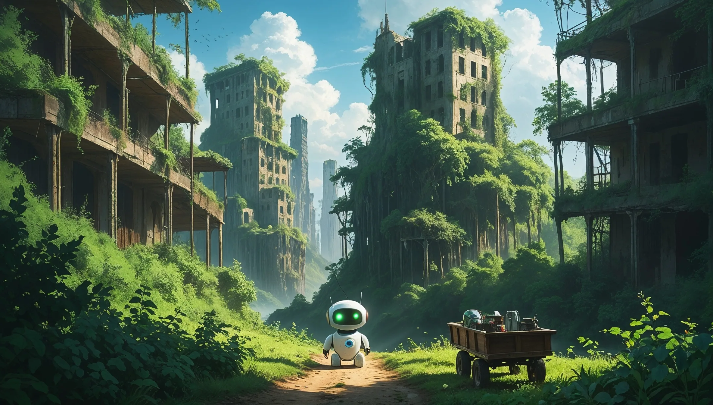 Project Robot sci-fi concept frame.